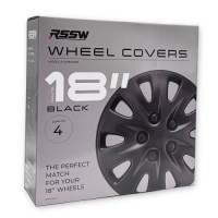 WHEEL COVER BLACK SET 18"