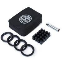 M14X1.50 SIEGE CONIQUE CANNELE NOIR 73/67MM