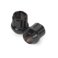 ECROUS CANELES M14X1.5 NOIR OUVERT
